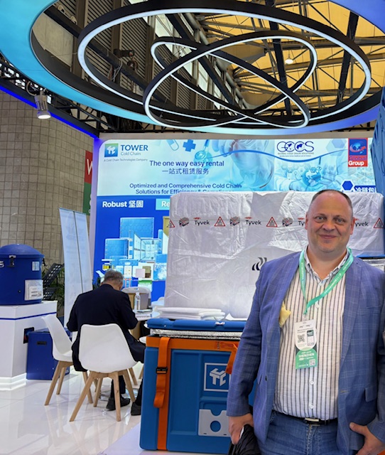 aaa-cargo-cphi-china-2025-pharma-logistics AAA Cargo experts presenting pharma and clinical trial logistics services at CPHI China 2025